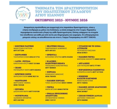 μαθήματα, τηλέφωνα δασκάλών